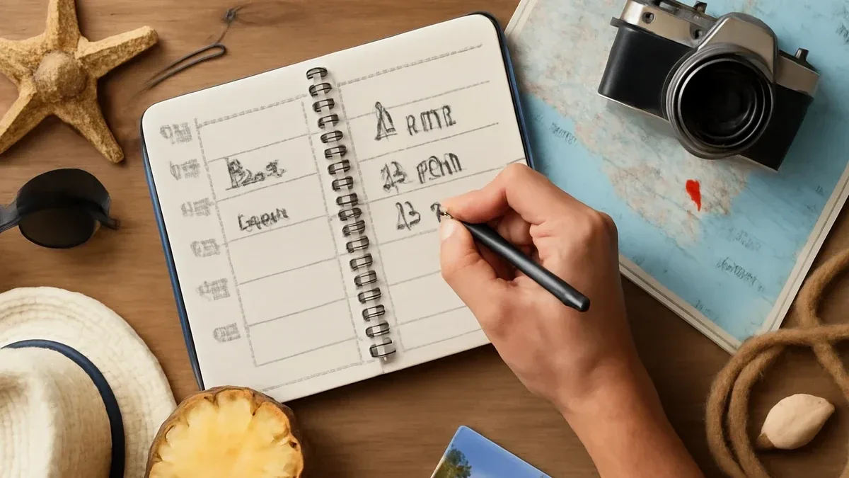 Cambio di programma durante un viaggio: come aggiornare prenotazioni e appunti