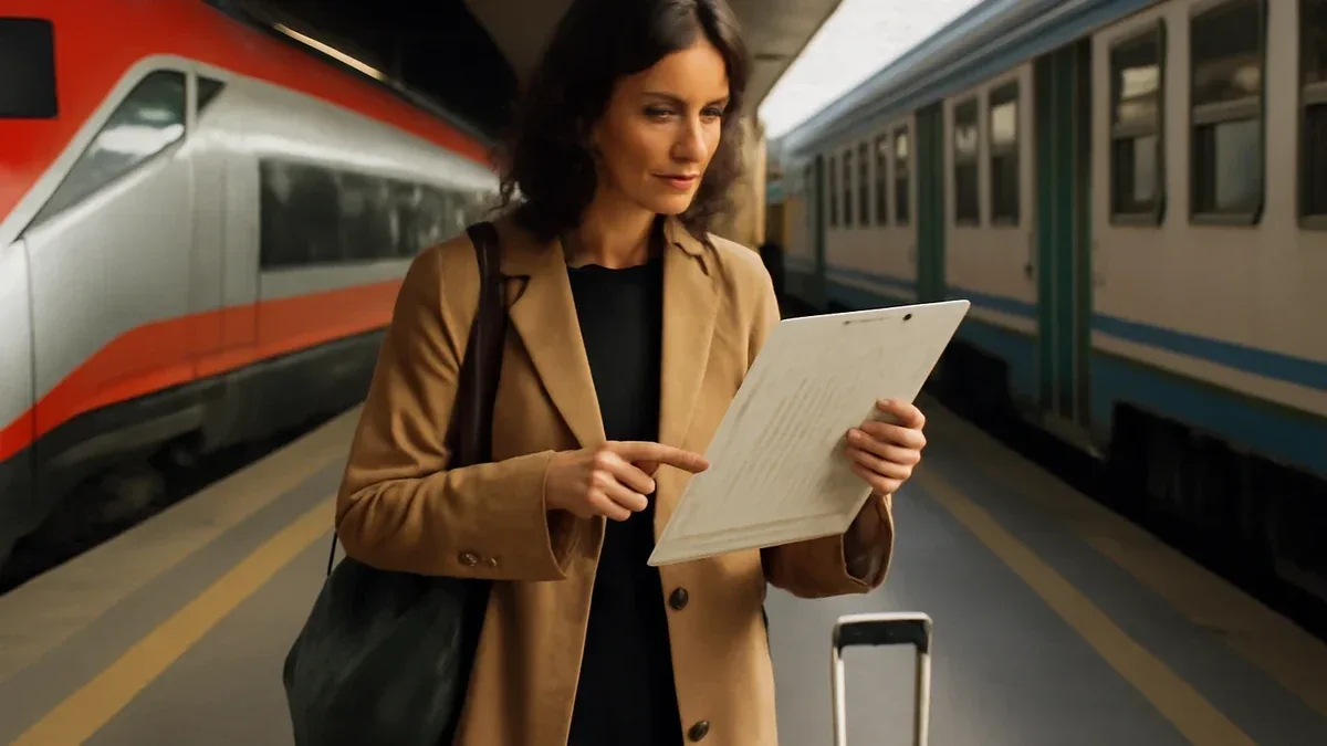 Come orientarsi in una grande stazione prima di prendere il treno