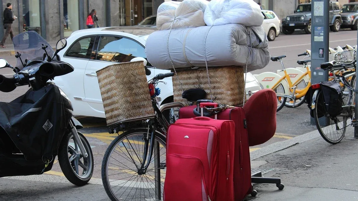 Come valutare un appartamento senza ascensore quando hai molti bagagli