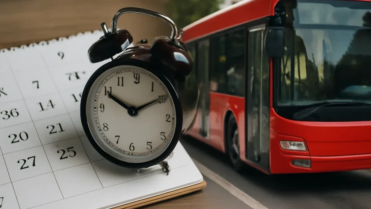 Bus aeroportuale con fermate intermedie: come stimare il margine di tempo